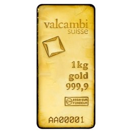 1 Kilogram Złota Sztabka | Valcambi