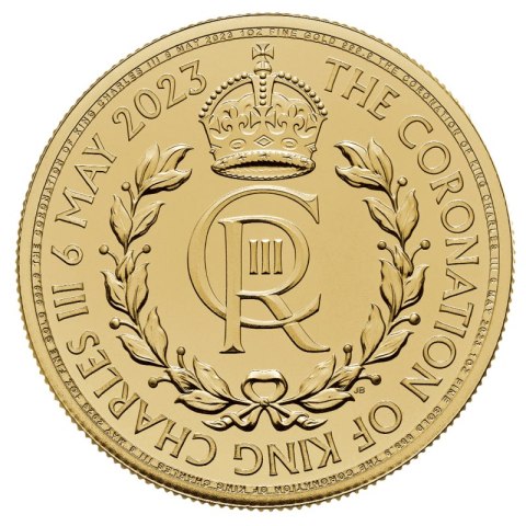 1 uncja złota Koronacja Karola III 2023 – moneta kolekcjonerska The Royal Mint w kapslu 1 uncja złota Koronacja Karola III 2023 – moneta kolekcjonerska The Royal Mint w kapslu