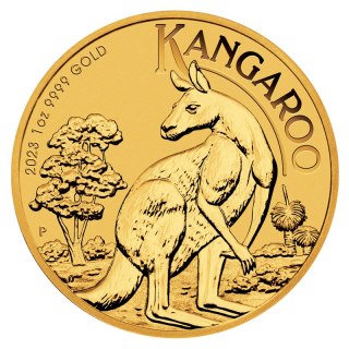 1 Uncja Australijski Kangur Złota Moneta | 2023