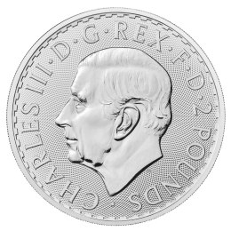 1 Uncja Britannia Karol III Srebrna Moneta | 2023