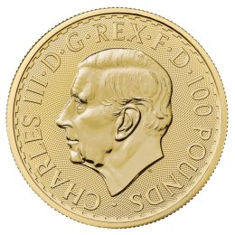 1 Uncja Britannia Karol III Złota Moneta | 2023