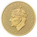 1 Uncja Britannia Koronacja Karol III Złota Moneta | 2023