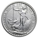 1 Uncja Britannia Srebrna Moneta | Mieszane Roczniki