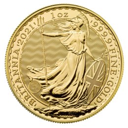 1 Uncja Britannia Złota Moneta | 2021