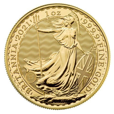1 Uncja Britannia Złota Moneta | 2021