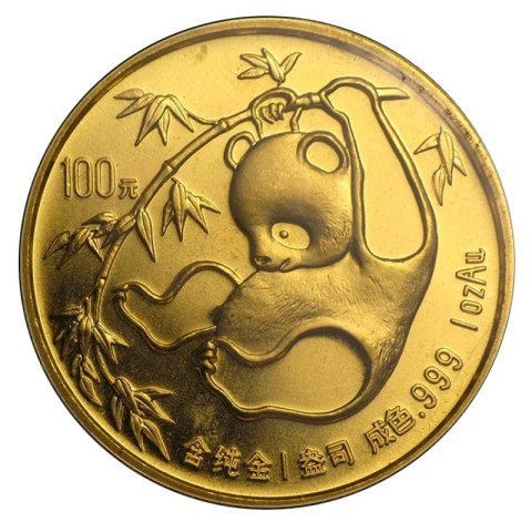 1 Uncja Chińska Panda Złota Moneta | 1985 1 Uncja Chińska Panda Złota Moneta | 1985
