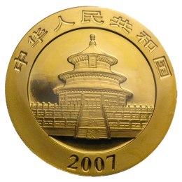 1 Uncja Chińska Panda Złota Moneta | 2007