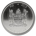 1 Uncja Fidżi Iguana Srebrna Moneta | 2015