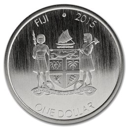 1 Uncja Fidżi Iguana Srebrna Moneta | 2015