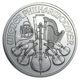 1 Uncja Filharmonicy Wiedeńscy Srebrna Moneta | Mieszane Roczniki