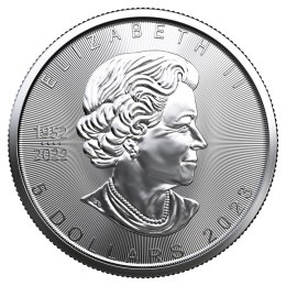 1 Uncja Liść Klonowy Srebrna Moneta | 2023