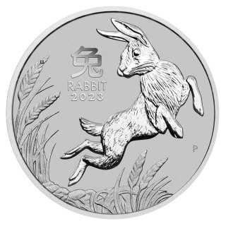 1 Uncja Lunar III Rok Królika Platyna Moneta | 2023