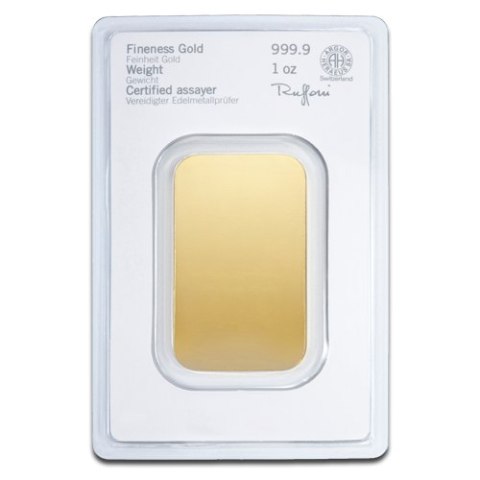 1 Uncja Złota Sztabka | Heraeus 1 Uncja Złota Sztabka | Heraeus