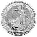 1 oz Britannia Karol III Platynowa Moneta 2023 rewers – postać Britannii z zabezpieczeniami