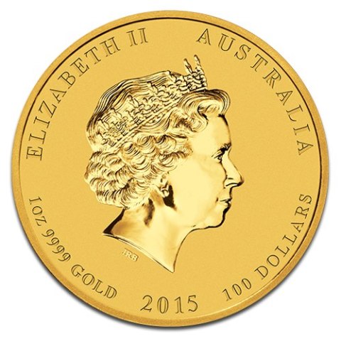 1 oz złota moneta Lunar II Rok Kozy 2015 1 oz złota moneta Lunar II Rok Kozy 2015