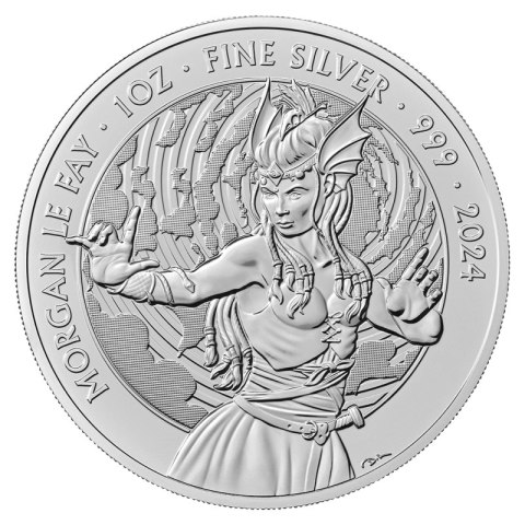 1 oz Morgan Le Fay Mity i Legendy Srebrna Moneta | 2024 1 oz Morgan Le Fay Mity i Legendy Srebrna Moneta | 2024