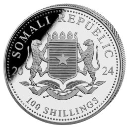 1 oz Słoń Somalijski Srebrna Moneta | 2024