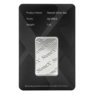 1 oz Srebrna Sztabka | StoneX Bullion