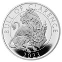 1 oz Tudor Beasts The Bull of Clarence Srebrna Moneta | Proof | 2023