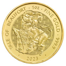 1 oz Tudor Beasts Yale of Beaufort Złota Moneta | 2023