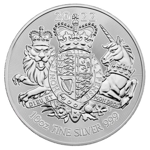 10 oz Uncja Królewska Armia Srebrna Moneta | 2022 10 oz Uncja Królewska Armia Srebrna Moneta | 2022