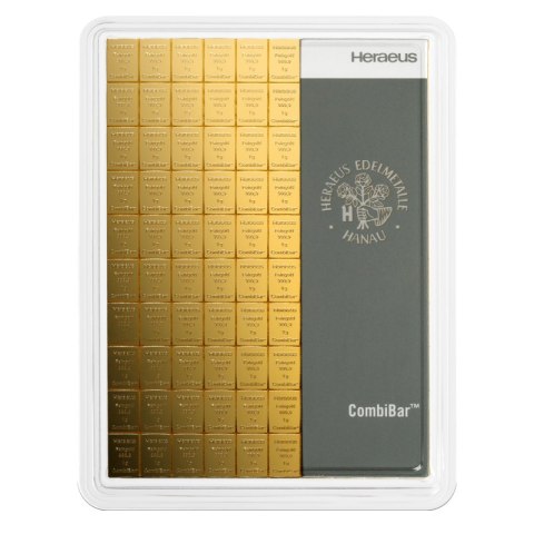 100 x 1 g CombiBar® Złota Sztabka | Heraeus 100 x 1 g CombiBar® Złota Sztabka | Heraeus