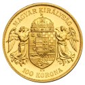 100 Koron Węgierskich Franciszek Józef I Złota Moneta