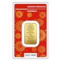 10 g Złota Sztabka Rok Smoka 2024 – Argor-Heraeus, blister CertiPack z motywem smoka