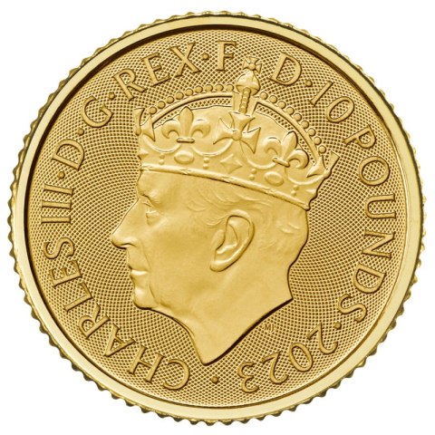 1/10 Uncja Koronacja Karol III Złota Moneta | 2023 1/10 Uncja Koronacja Karol III Złota Moneta | 2023