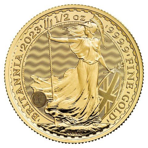 1/2 Uncja Britannia Elżbieta II Złota Moneta | 2023 1/2 Uncja Britannia Elżbieta II Złota Moneta | 2023