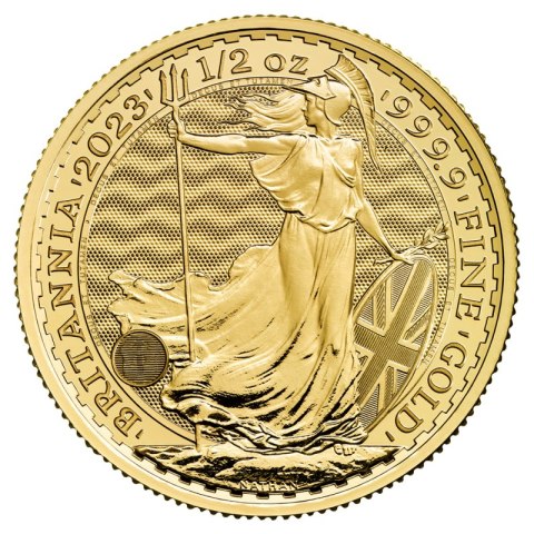 1/2 Uncja Britannia Karol III Złota Moneta | 2023 1/2 Uncja Britannia Karol III Złota Moneta | 2023