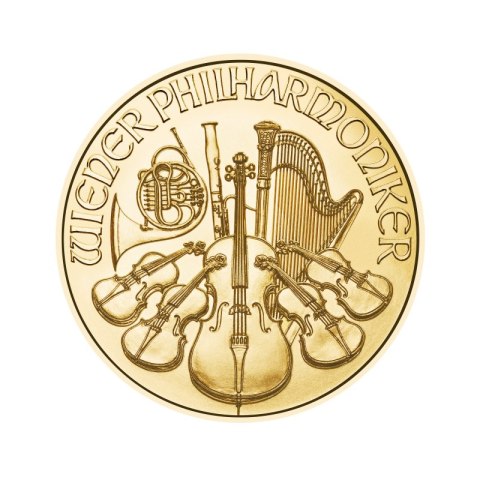 1/2 Uncji Filharmonicy Wiedeńscy Złota Moneta | 2023 1/2 Uncji Filharmonicy Wiedeńscy Złota Moneta | 2023
