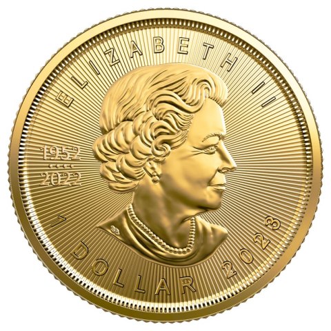1/20 Uncji Liść Klonowy Złota Moneta | 2023 1/20 Uncji Liść Klonowy Złota Moneta | 2023