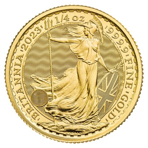 1/4 Uncja Britannia Karol III Złota Moneta | 2023 1/4 Uncja Britannia Karol III Złota Moneta | 2023