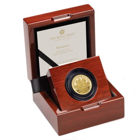 1/4 Uncja Britannia Karol III Złota Moneta | Proof | 2023 1/4 Uncja Britannia Karol III Złota Moneta | Proof | 2023