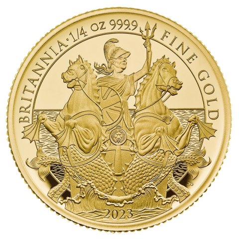 1/4 Uncja Britannia Karol III Złota Moneta | Proof | 2023 1/4 Uncja Britannia Karol III Złota Moneta | Proof | 2023