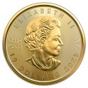 1/4 Uncji Liść Klonowy Złota Moneta | 2023