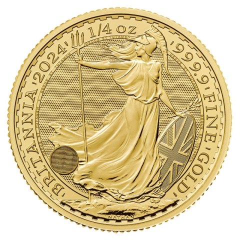 1/4 oz Britannia Karol III Złota Moneta | 2024 1/4 oz Britannia Karol III Złota Moneta | 2024