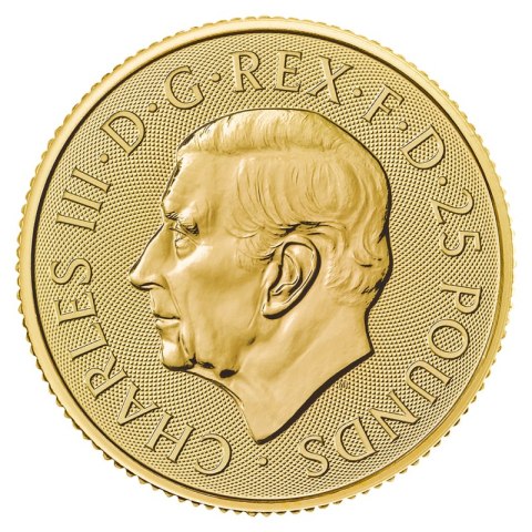 1/4 oz Britannia Karol III Złota Moneta | 2024 1/4 oz Britannia Karol III Złota Moneta | 2024