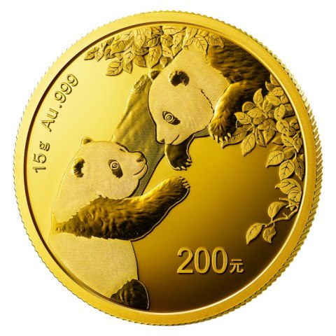 15g Chińska Panda Złota Moneta | 2023 15g Chińska Panda Złota Moneta | 2023