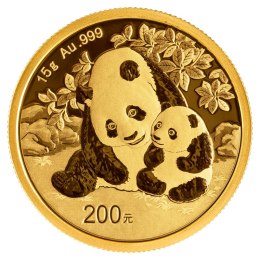 15g Chińska Panda Złota Moneta | 2024
