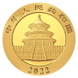 1g Chińska Panda Złota Moneta | 2022