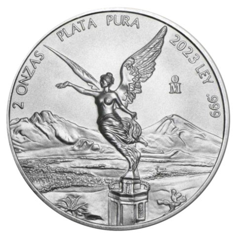 2 Uncje Libertad Meksykański Srebrna Moneta | 2023 2 Uncje Libertad Meksykański Srebrna Moneta | 2023
