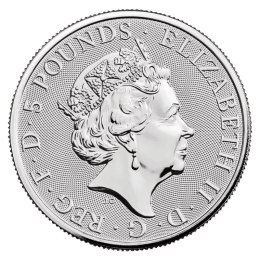 2 oz Tudor Beasts Yale of Beaufort Srebrna Moneta | 2023