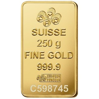 250g Złota Sztabka PAMP Fortuna