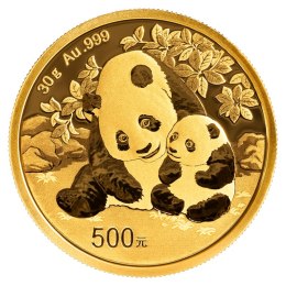 30g Chińska Panda Złota Moneta | 2024