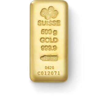 500g Złota Sztabka | PAMP Suisse