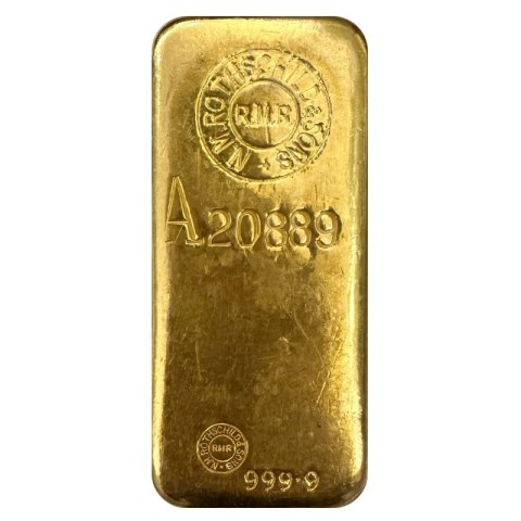 500g Złota Sztabka | Rothschild | Odlewana 500g Złota Sztabka | Rothschild | Odlewana