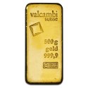 500g Złota Sztabka od różnych producentów LBMA – certyfikowana i odlewana