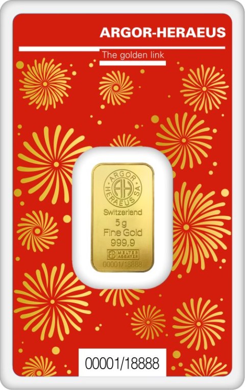 Złota sztabka 5g Rok Smoka 2024 od Argor-Heraeus – limitowana edycja w opakowaniu CertiPack Złota sztabka 5g Rok Smoka 2024 od Argor-Heraeus – limitowana edycja w opakowaniu CertiPack